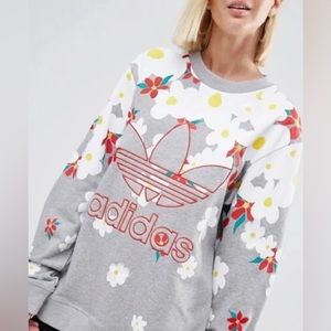 Adidas Pharrell Williams Floral Daisy Sweatshirt Men XS